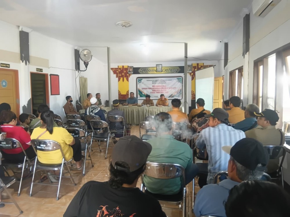 MUSYAWARAH LAPORAN PENYELENGGARAAN PEMERINTAH DESA (LPPD) AKHIR MASA JABATAN PERIODE TAHUN 2019-2027
